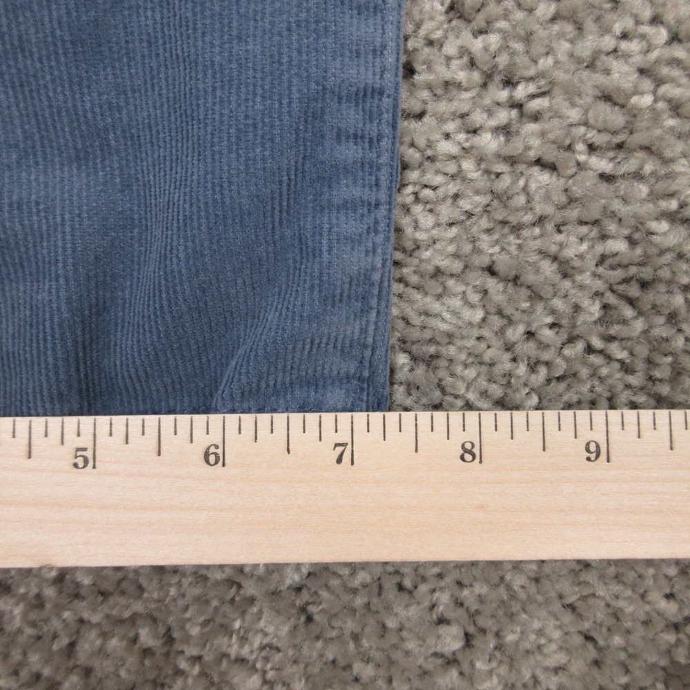 AG Adriano Goldschmied Pants Mens 34x29 Blue Corduroy The Matchbox Slim Straight - Picture 3 of 12